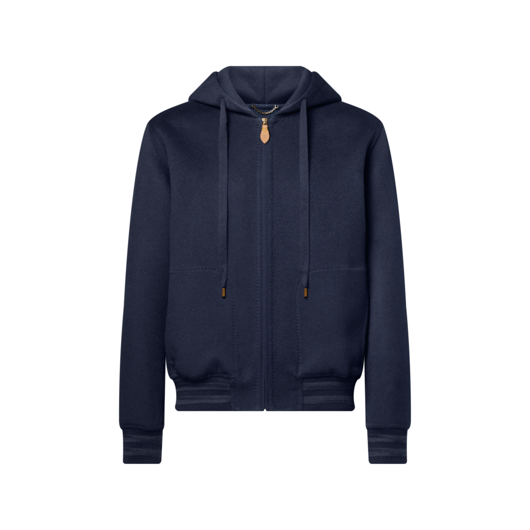Cashmere Double Face Hooded Blouson - Ready-to-Wear 1AKKVV | LOUIS
